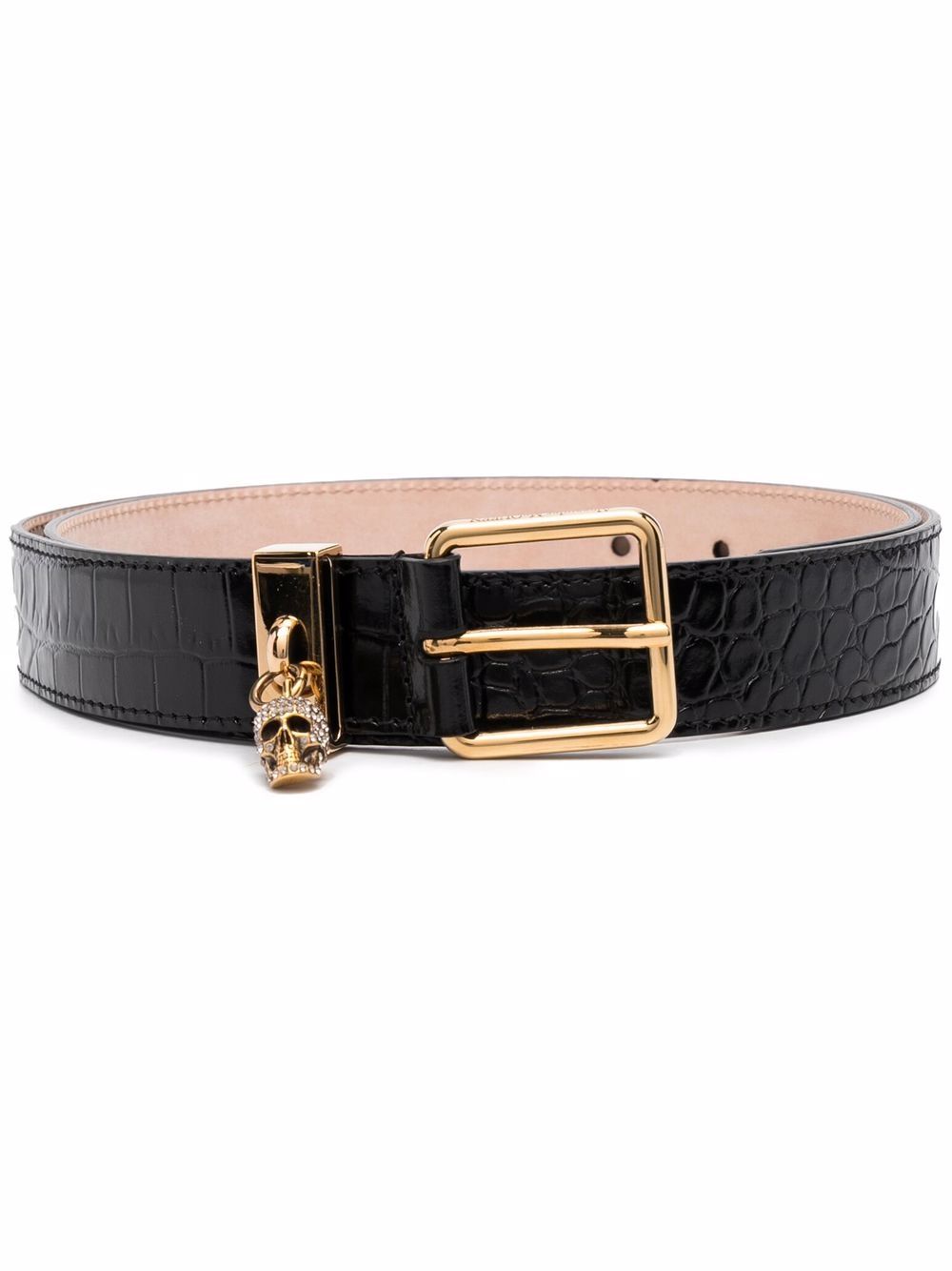 Alexander McQueen ALEXANDER MCQUEEN- Skull Leather Belt