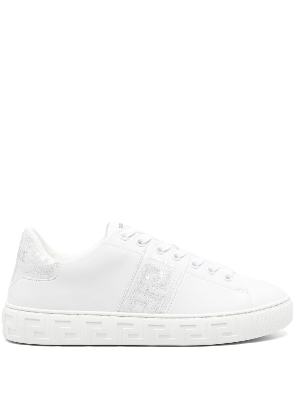 Versace VERSACE- Greca Sequined Sneakers