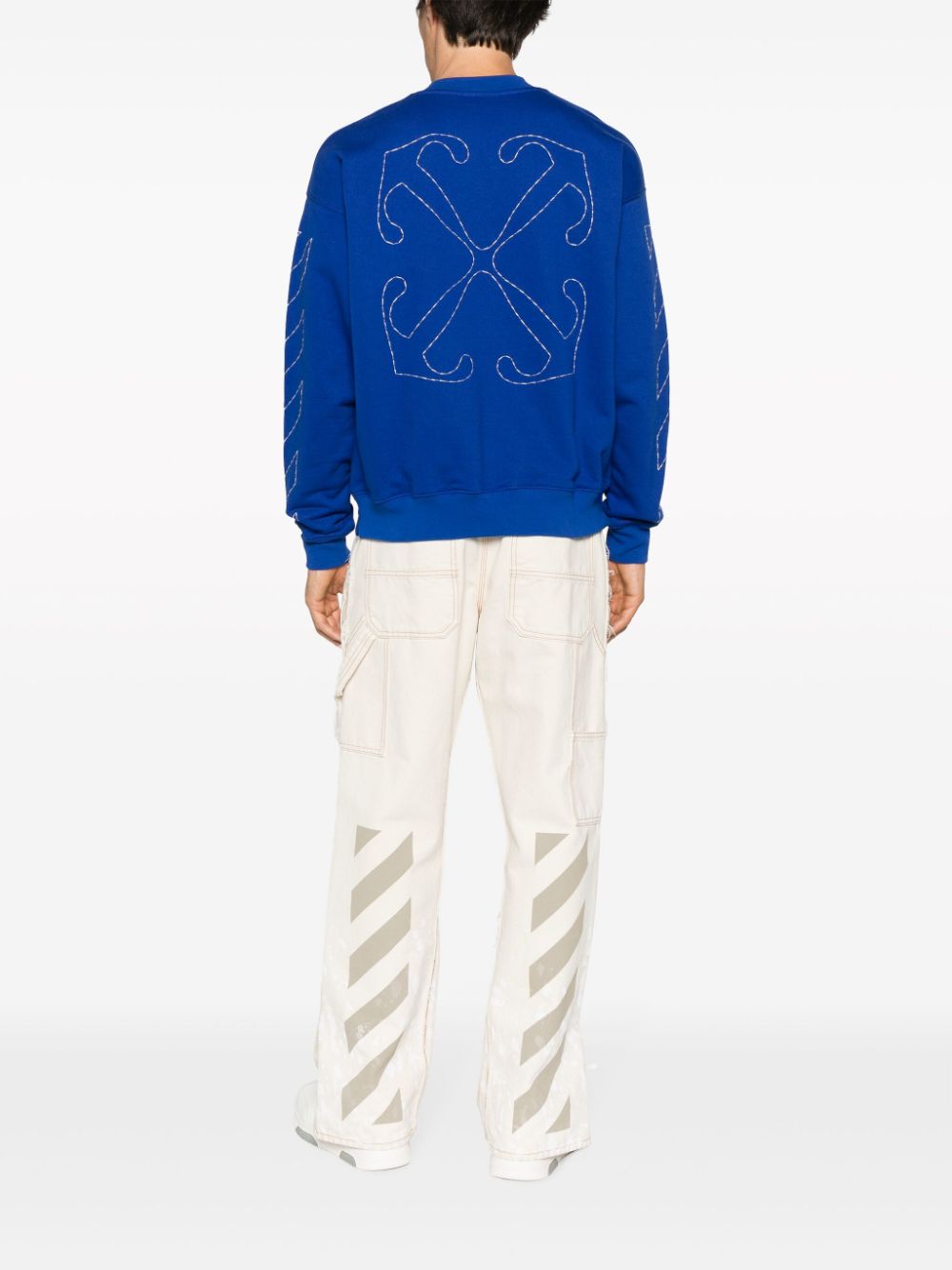 OFF-WHITE OFF-WHITE- Logo Cotton Sweatshirt