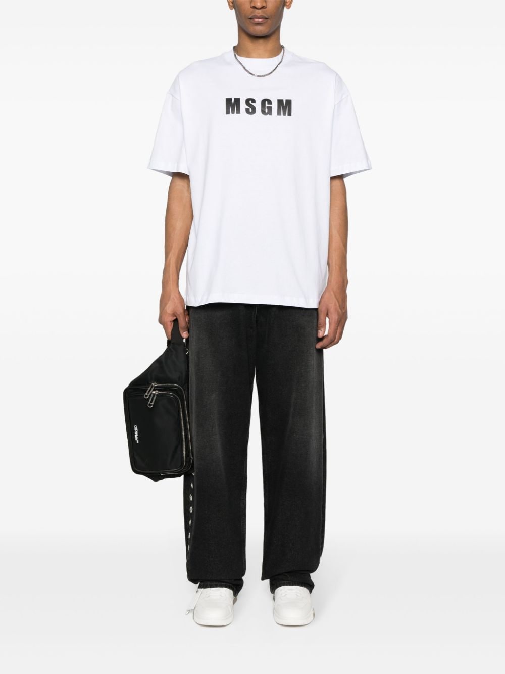 Msgm MSGM- Cotton T-shirt