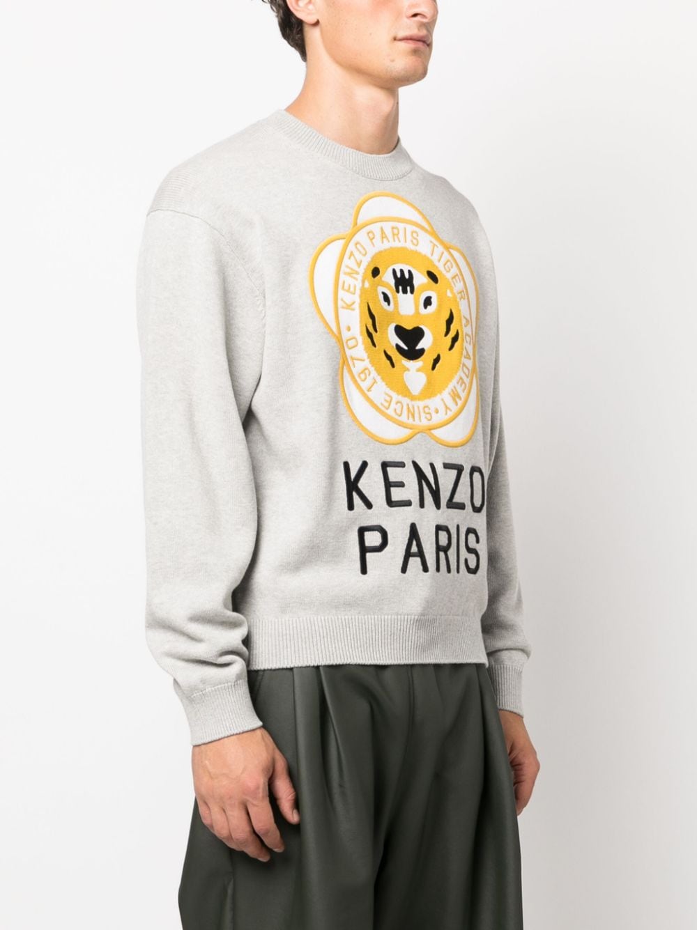 Kenzo KENZO- Tiger Academy Wool Blend Jumper