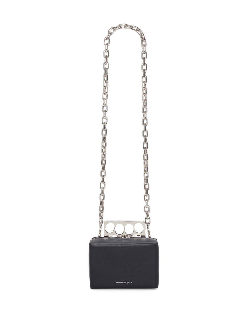 Alexander McQueen ALEXANDER MCQUEEN- Grip Mini Leather Crossbody Bag