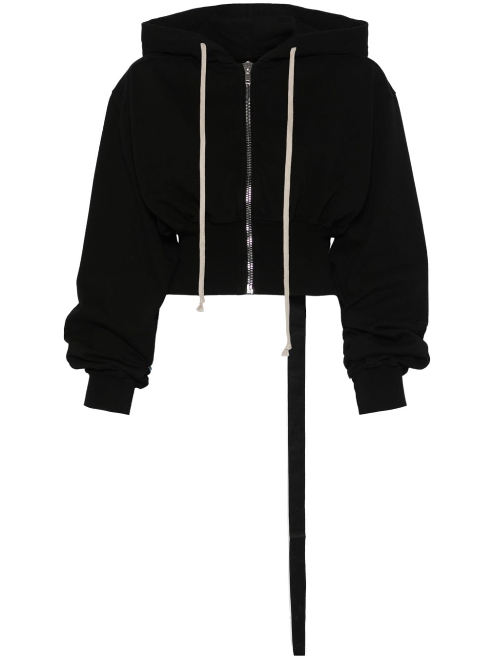 Rick Owens Drkshdw RICK OWENS DRKSHDW- Cotton Cropped Hoodie