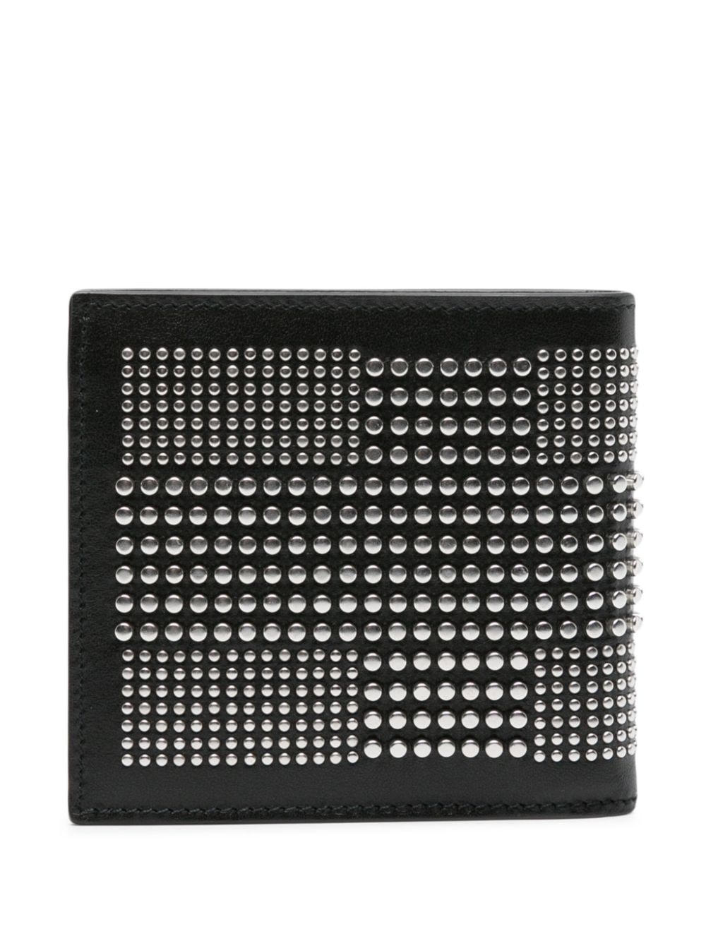 Alexander McQueen ALEXANDER MCQUEEN- Studded Leather Bifold Wallet