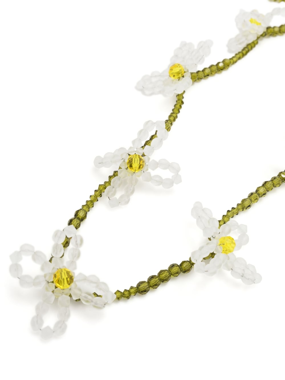Simone Rocha SIMONE ROCHA- Crystal Beaded Flower Necklace