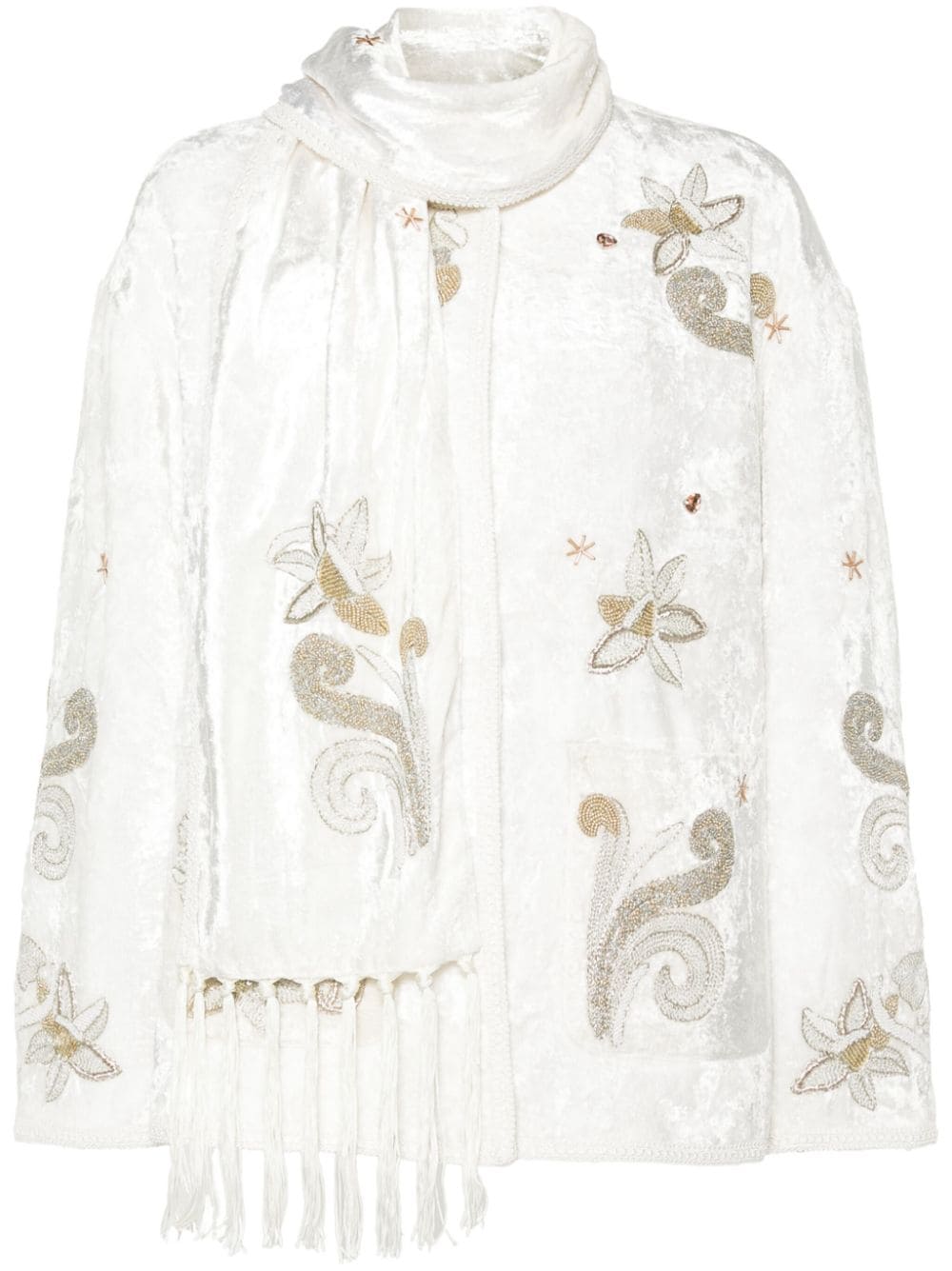 Forte Forte FORTE FORTE- Velvet Embroidered Jacket