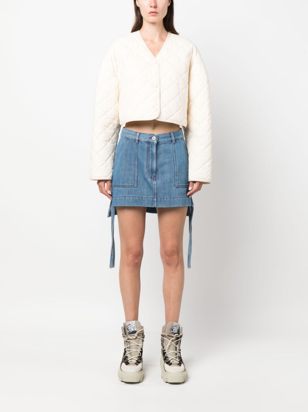 Loewe LOEWE- Denim Mini Skirt