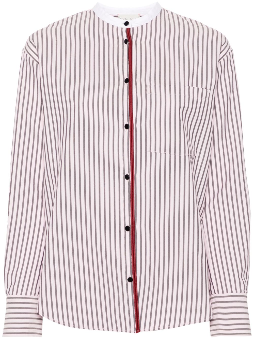 Forte Forte FORTE FORTE- Cotton Blend Striped Shirt