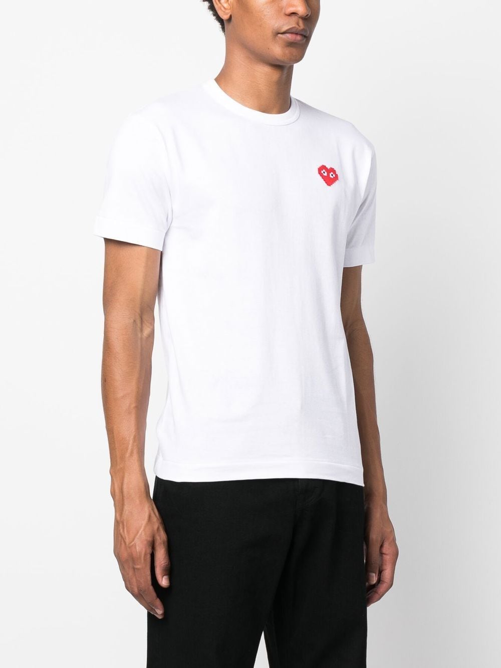 Comme Des Garçons Play COMME DES GARCONS PLAY- Logo Cotton T-shirt