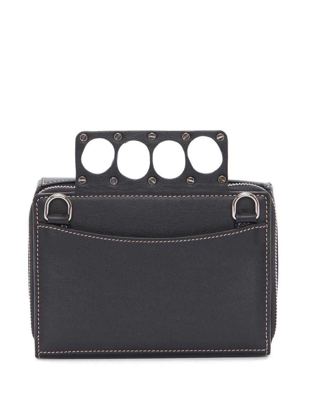 Alexander McQueen ALEXANDER MCQUEEN- Grip Mini Leather Crossbody Bag