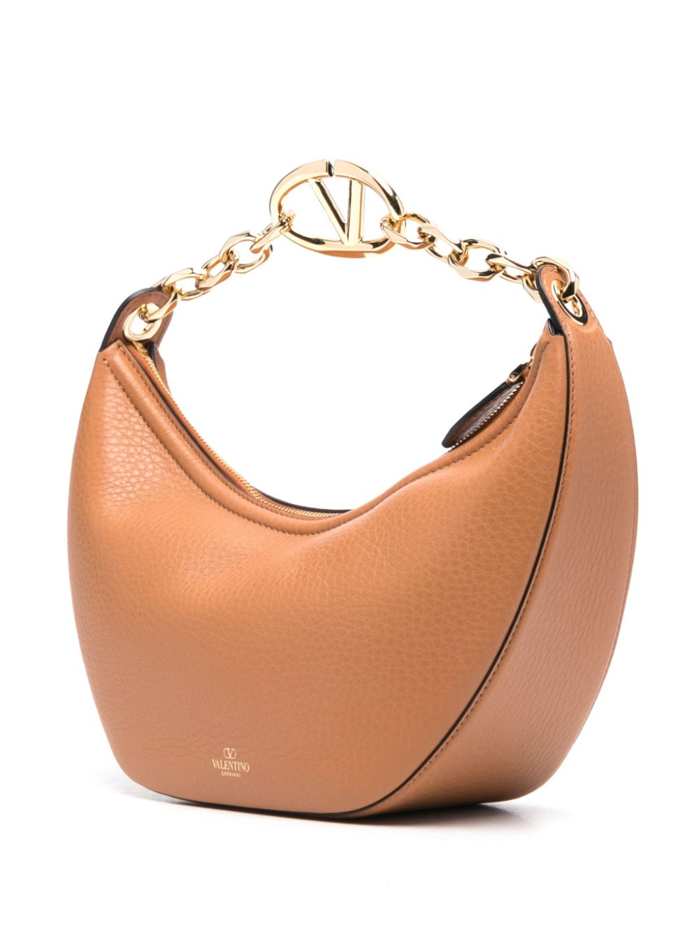 VALENTINO GARAVANI VALENTINO GARAVANI- Vlogo Moon Small Leather Hobo Bag