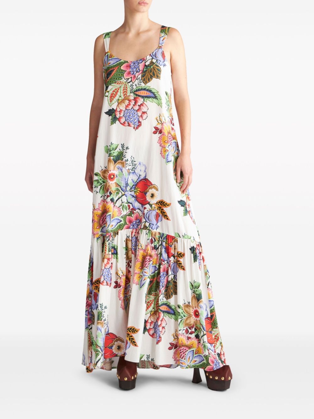 Etro ETRO- Cotton And Silk Blend Long Dress