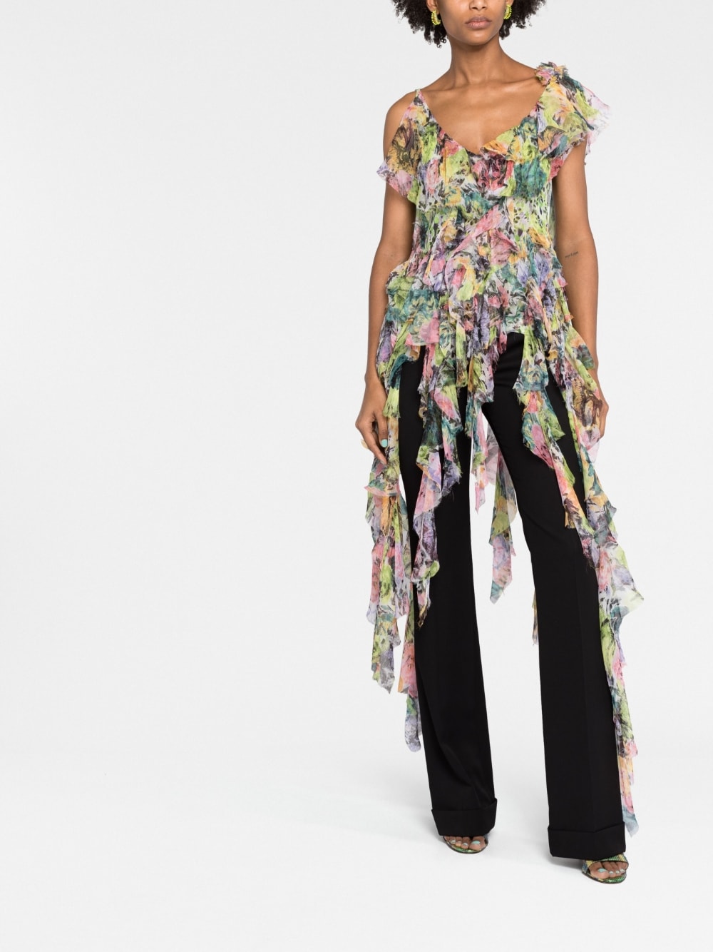 Dries Van Noten DRIES VAN NOTEN- Printed Silk Crepe Dress