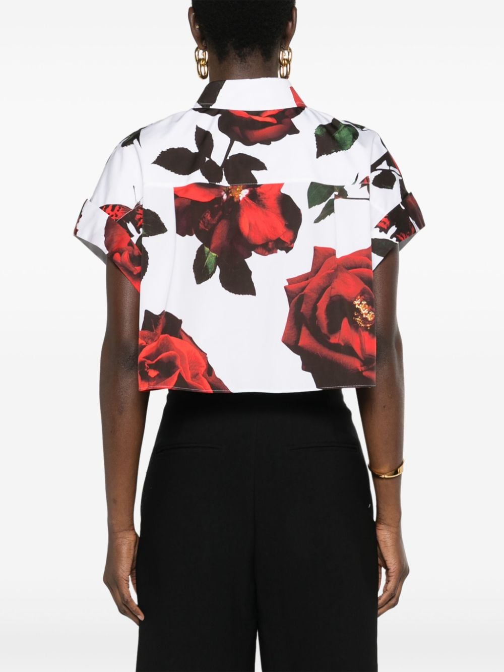 Alexander McQueen ALEXANDER MCQUEEN- Rose Print Shirt