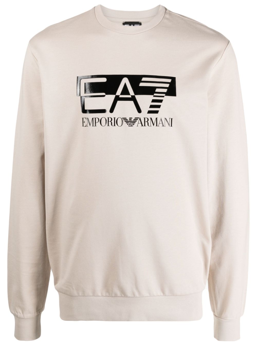 EA7 EA7- Logo Cotton Crewneck Sweatshirt