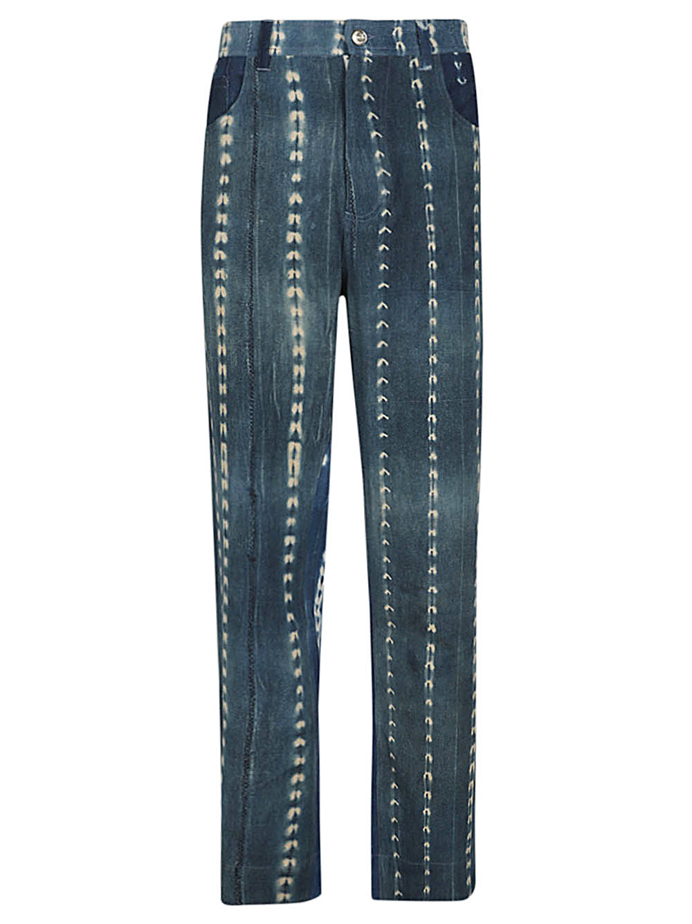 Wales Bonner WALES BONNER- Miles Tie-dye Denim Jeans