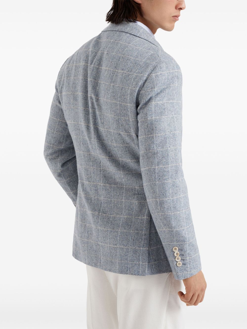 Brunello Cucinelli BRUNELLO CUCINELLI- Prince Of Wales Deconstructed Jacket