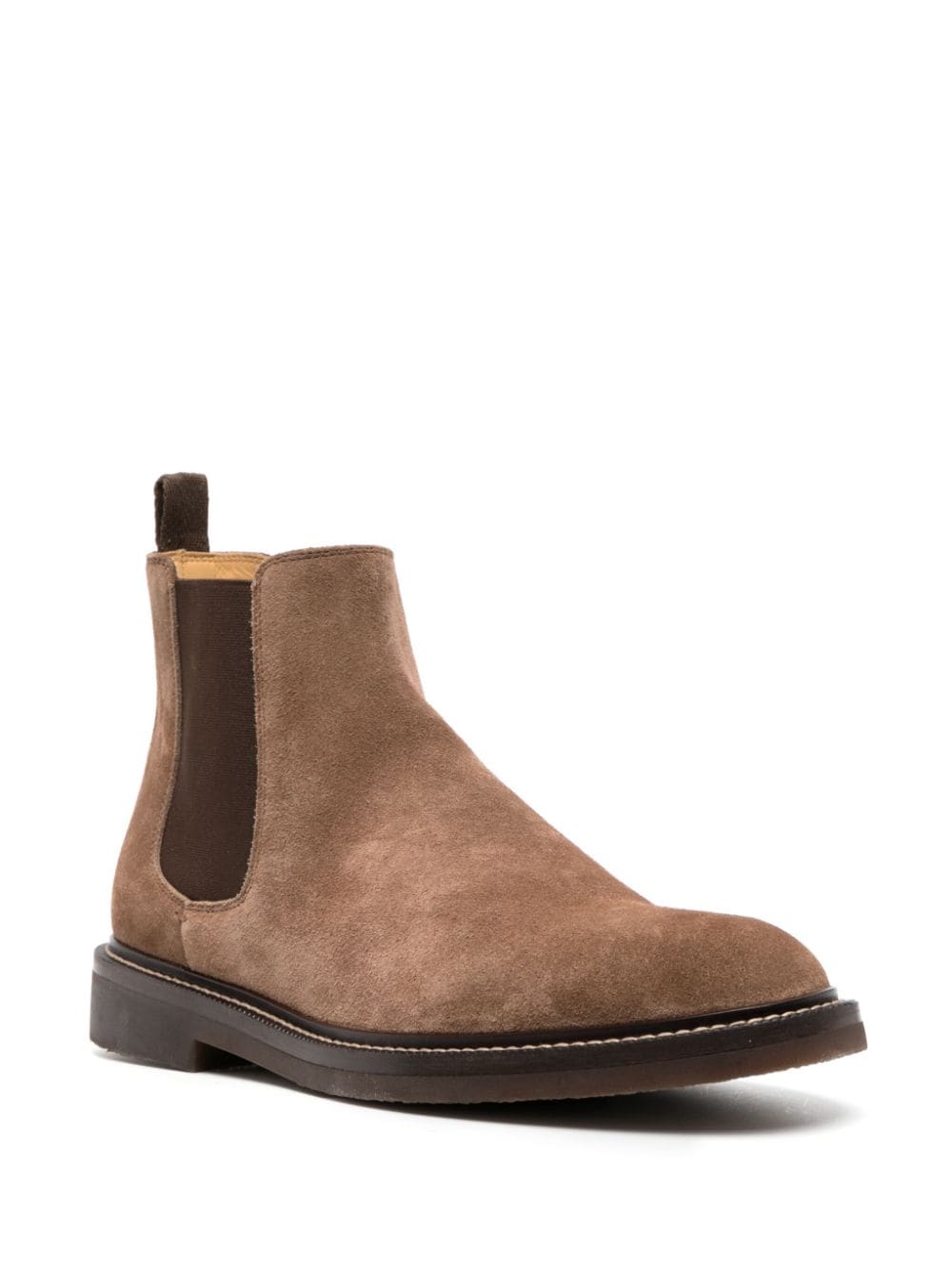 Brunello Cucinelli BRUNELLO CUCINELLI- Leather Chelsea Boots