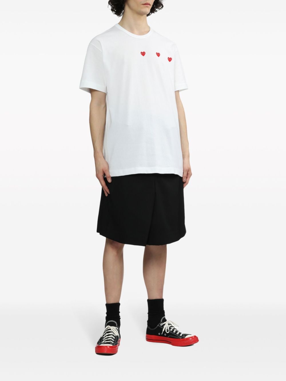 Comme Des Garçons Play COMME DES GARCONS PLAY- Logo Cotton T-shirt