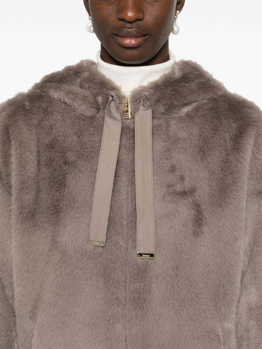 Herno HERNO- Faux-fur Jacket