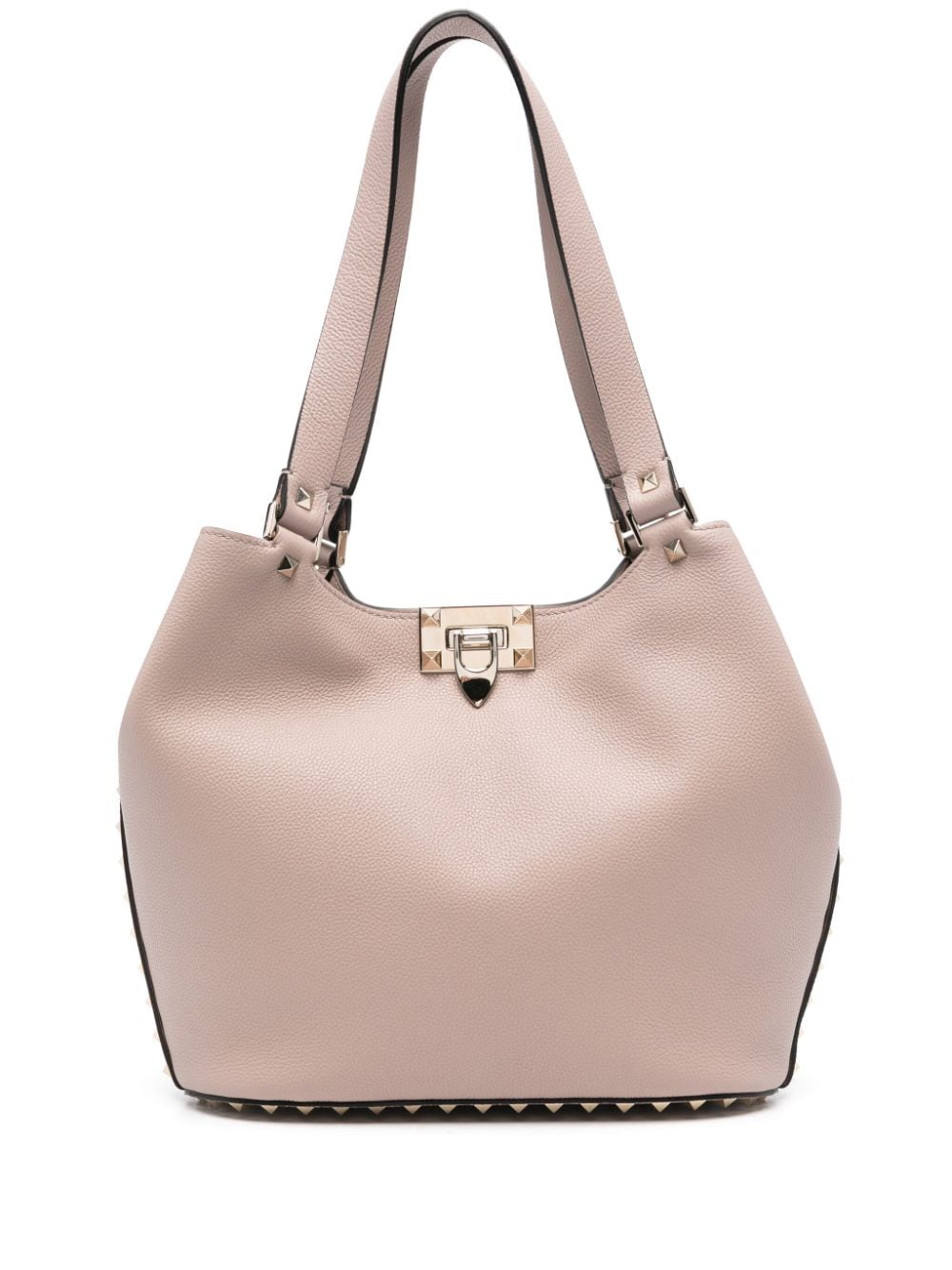 VALENTINO GARAVANI VALENTINO GARAVANI- Rockstud Small Leather Tote Bag