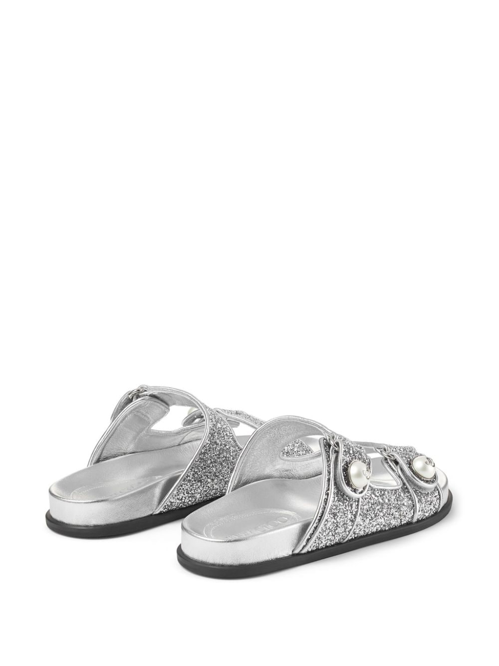 Jimmy Choo JIMMY CHOO- Fayence Glittered Sandals