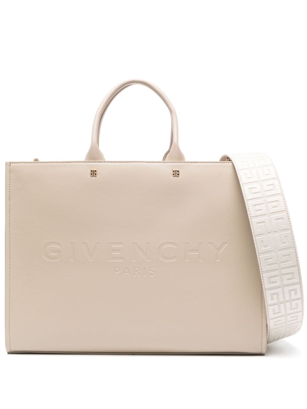 Givenchy GIVENCHY- G-tote Medium Leather Tote Bag