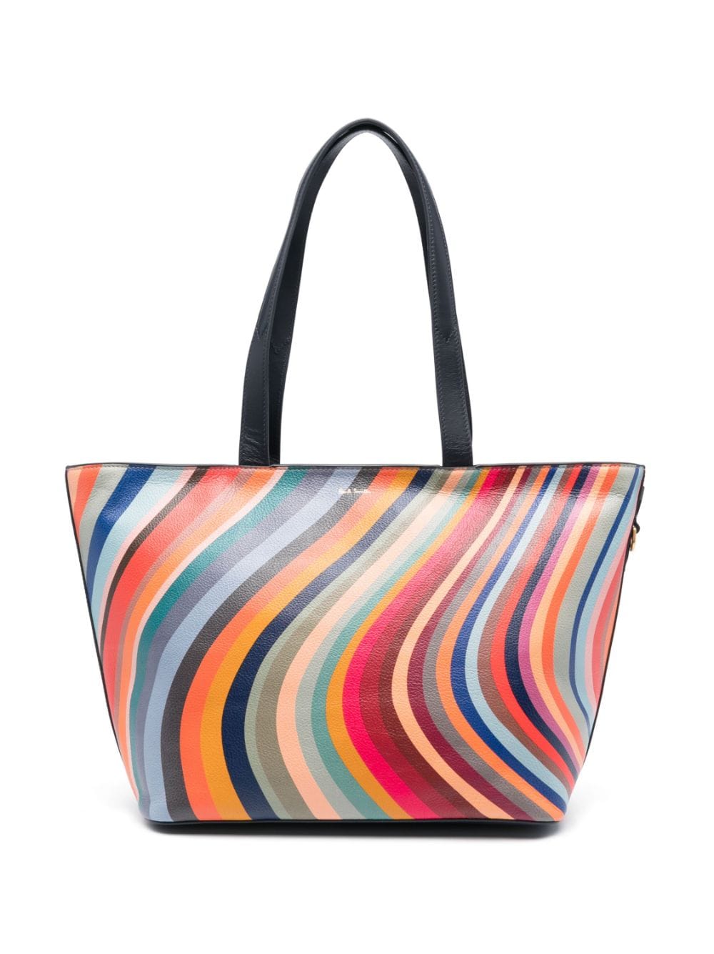 Paul Smith PAUL SMITH- Swirl Leather Shopping Bag