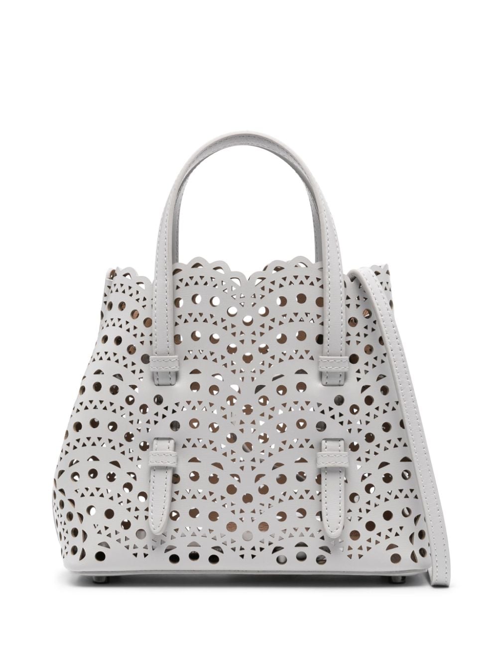 Alaïa ALAÏA- Mina 20 Small Leather Handbag