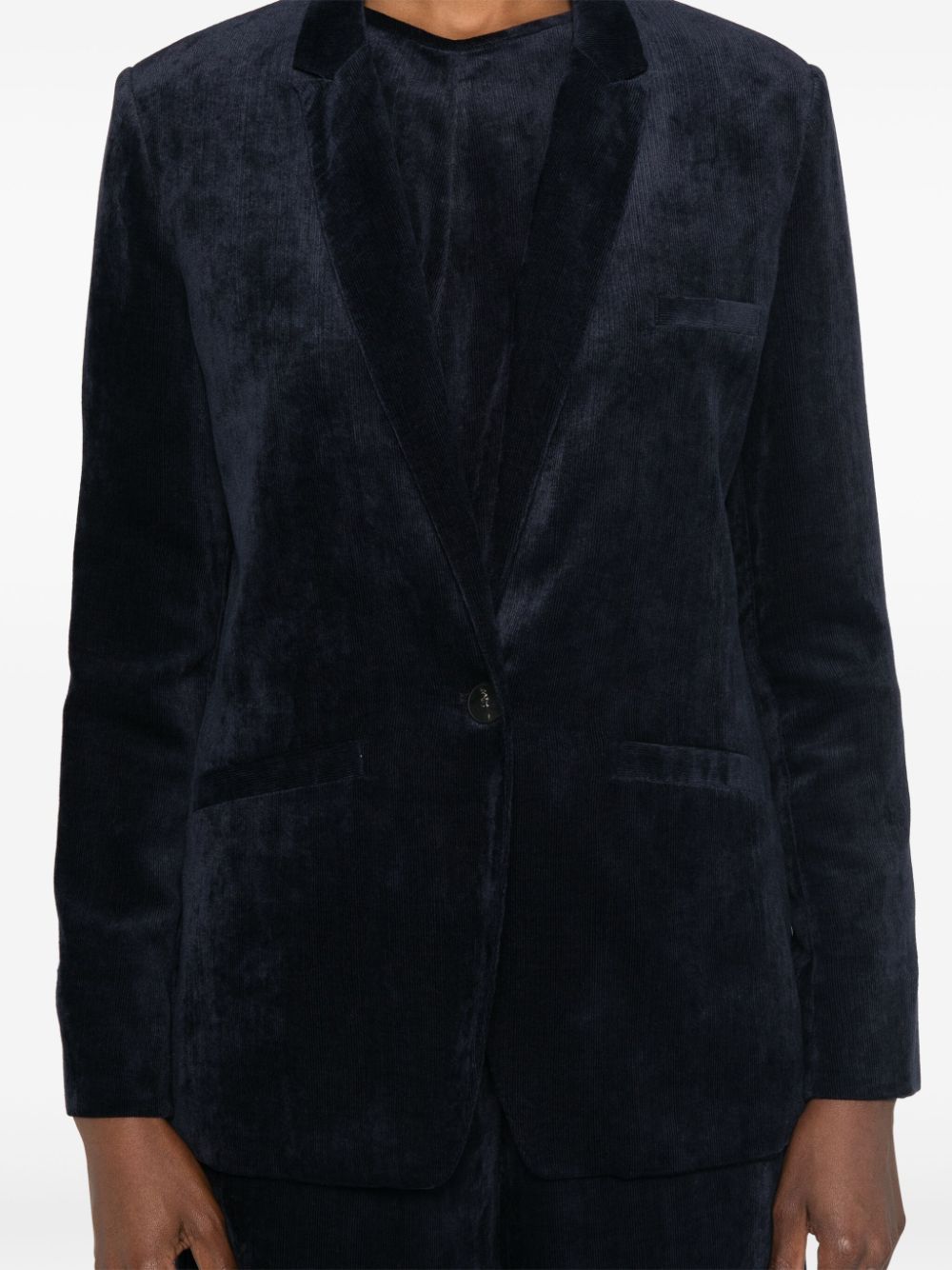 Forte Forte FORTE FORTE- Velvet Single-breasted Blazer Jacket