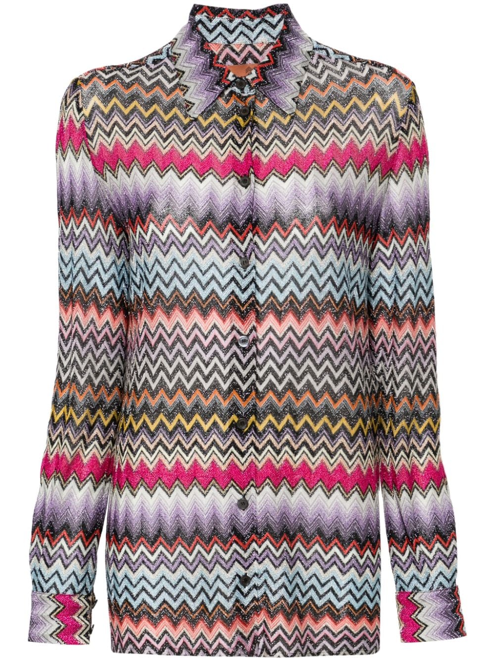 Missoni MISSONI- Zigzag Pattern Shirt