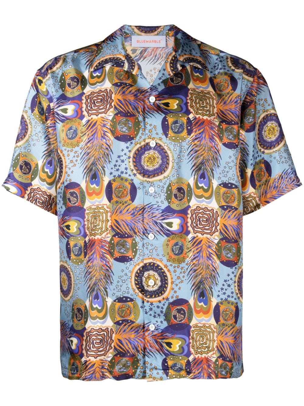 Bluemarble BLUEMARBLE- Printed Silk Shirt
