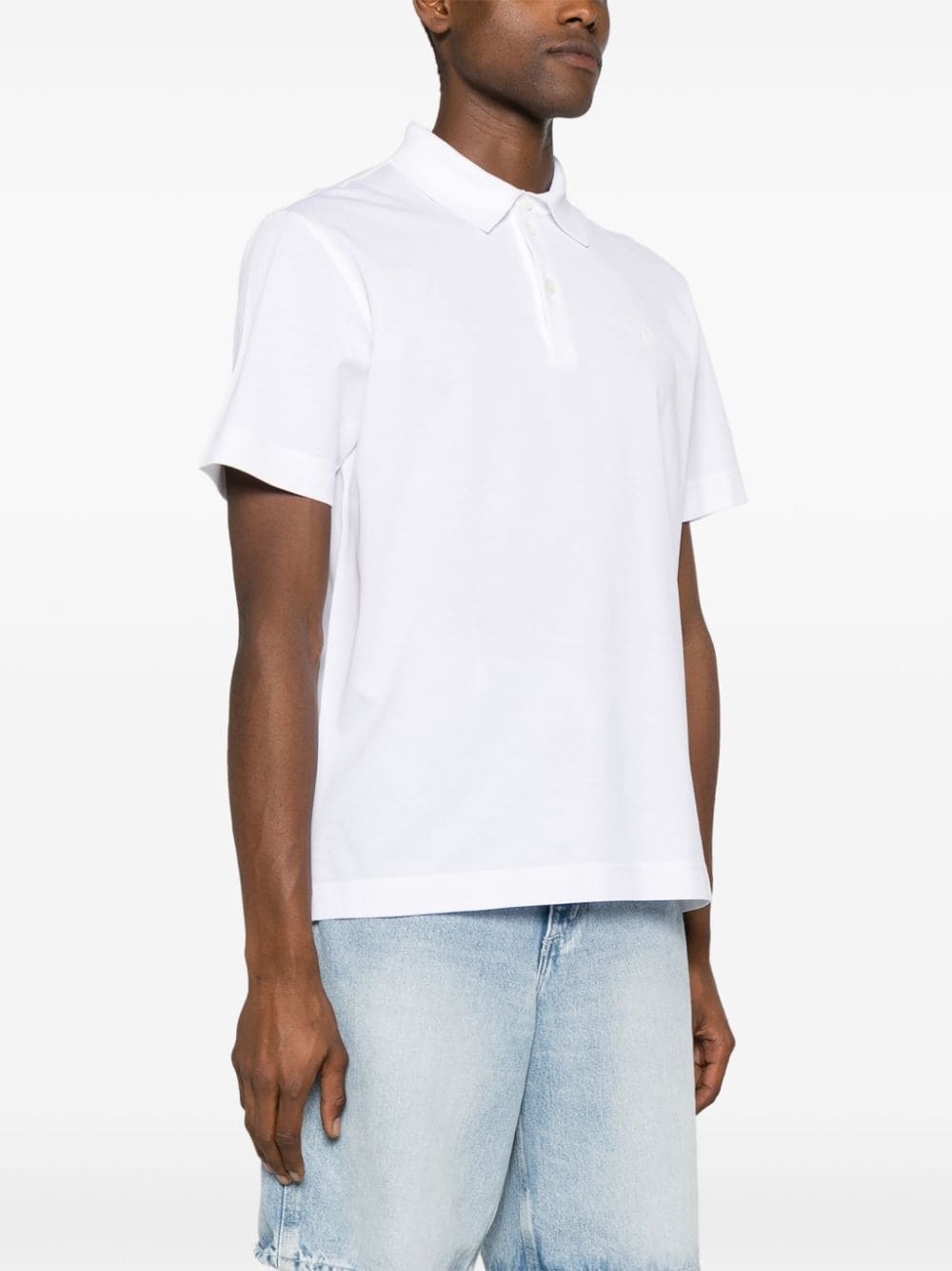 Givenchy GIVENCHY- 4g Logo Cotton Polo Shirt