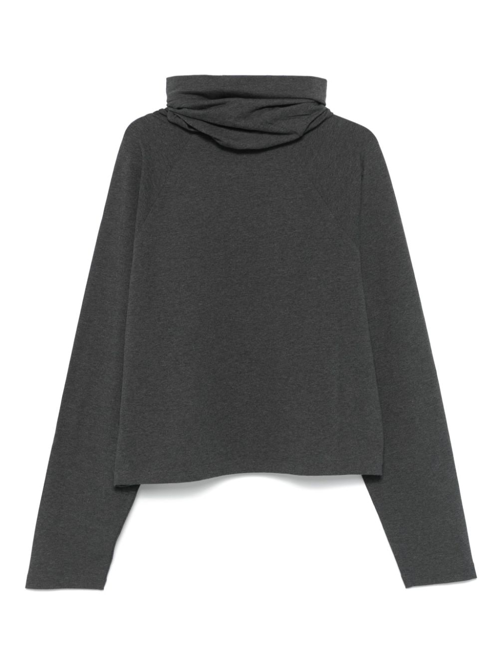 Norma Kamali NORMA KAMALI- Cotton Turtle-neck Sweater