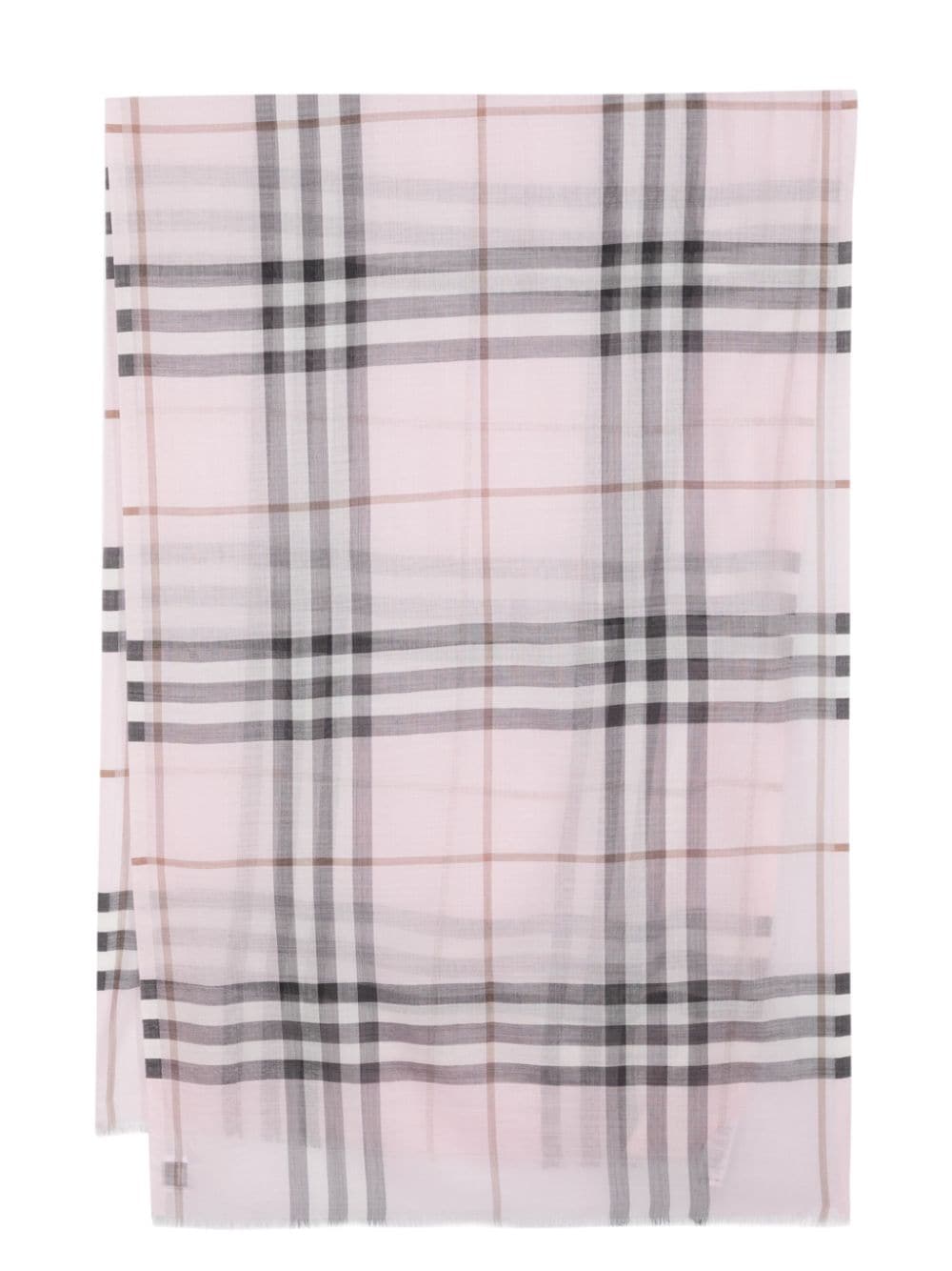 Burberry BURBERRY- Giant Check Wool And Silk Blend Scarf