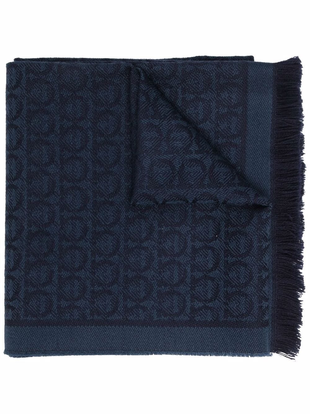 Ferragamo FERRAGAMO- Gancini Wool Scarf