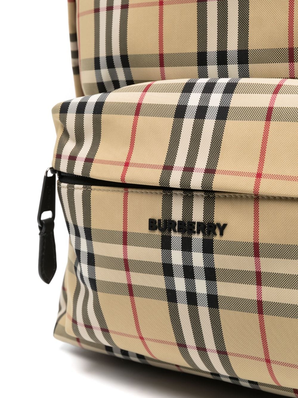 Burberry BURBERRY- Check Motif Nylon Backpack