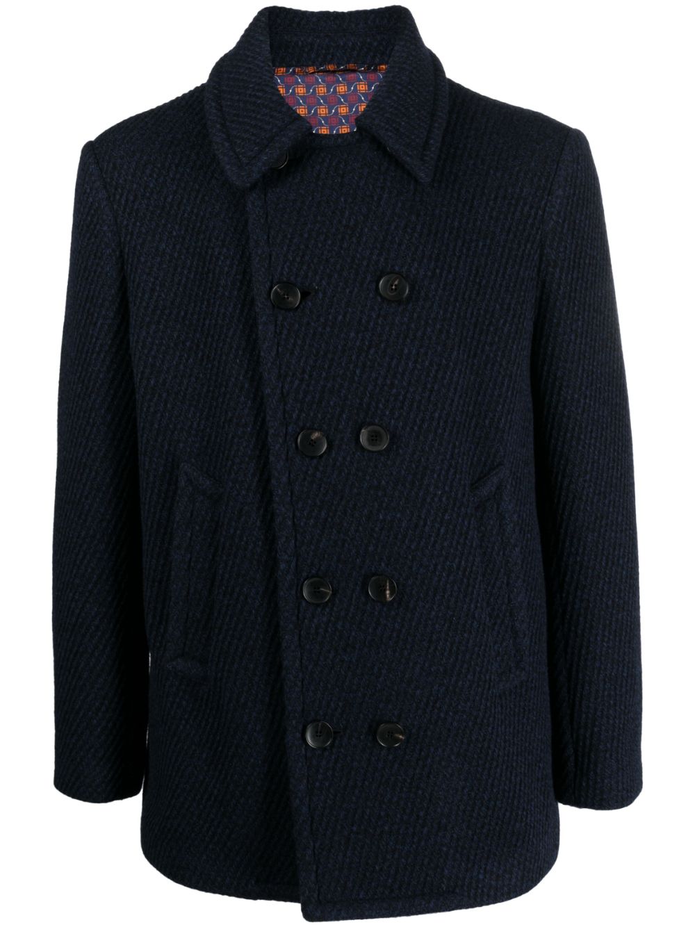 Etro ETRO- Wool Double-breasted Coat