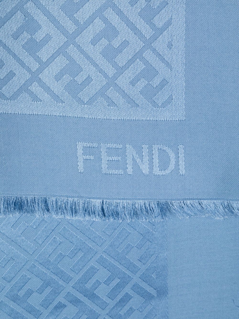 FENDI FENDI- Ff Wool And Silk Scarf
