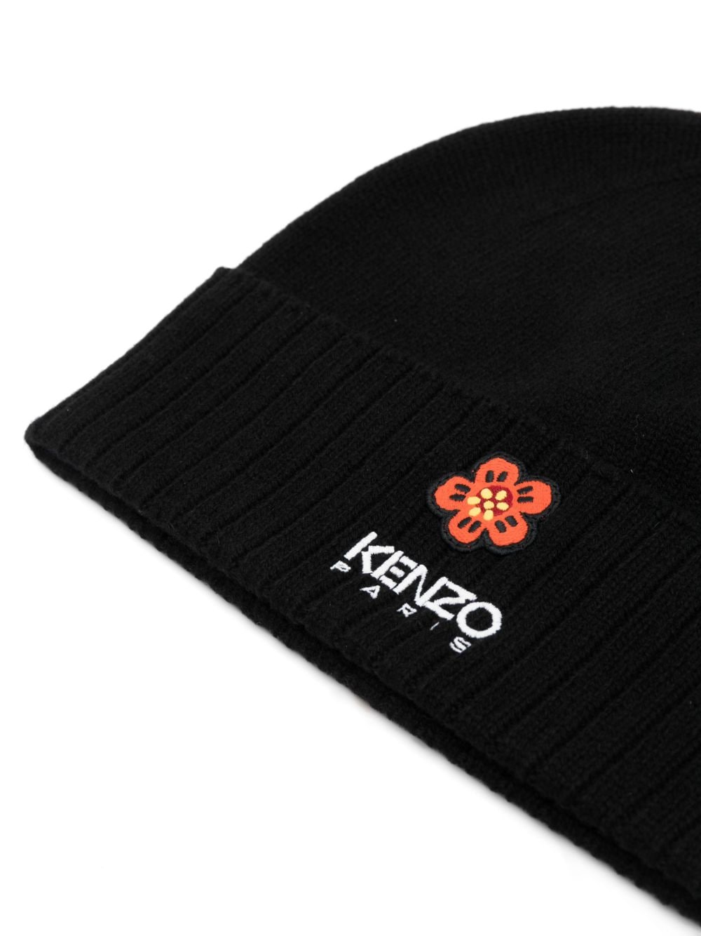 Kenzo KENZO- Boke Flower Crest Wool Beanie