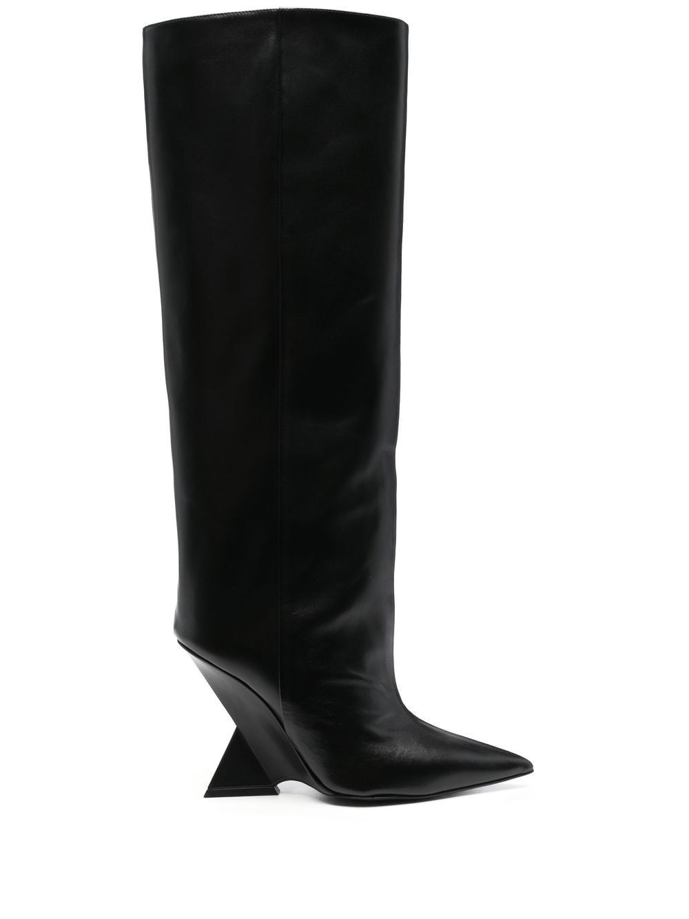 The Attico THE ATTICO- Cheope Leather Heel Boots