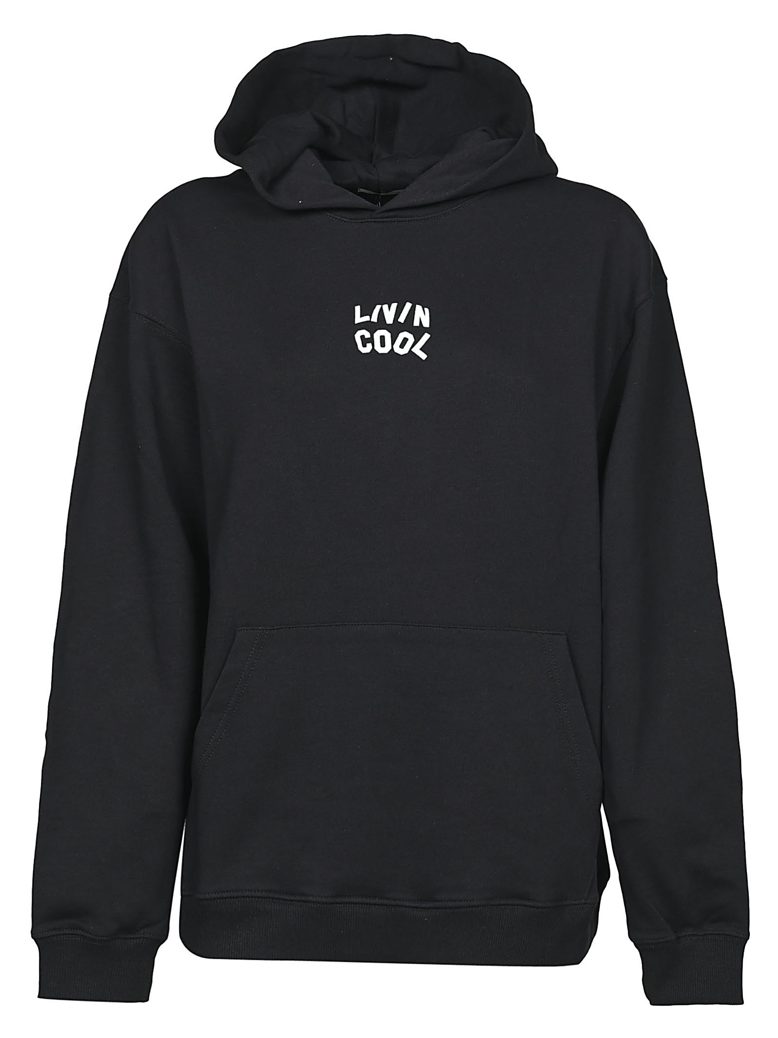 Livincool LIVINCOOL- Cotton Oversized Logo Hoodie