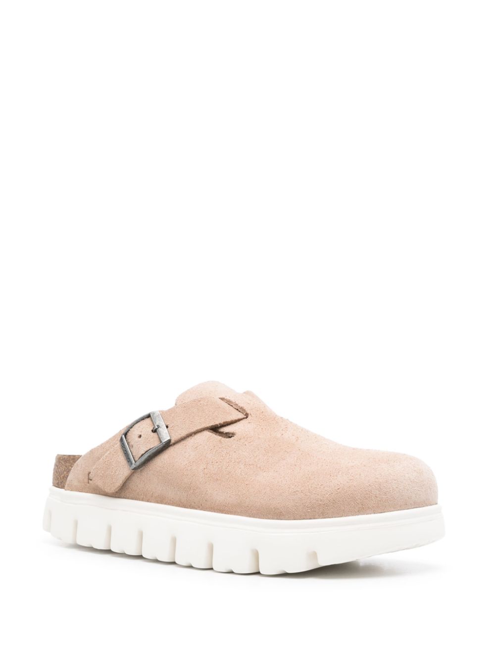 Birkenstock BIRKENSTOCK- Boston Chunky Suede Leather Slippers