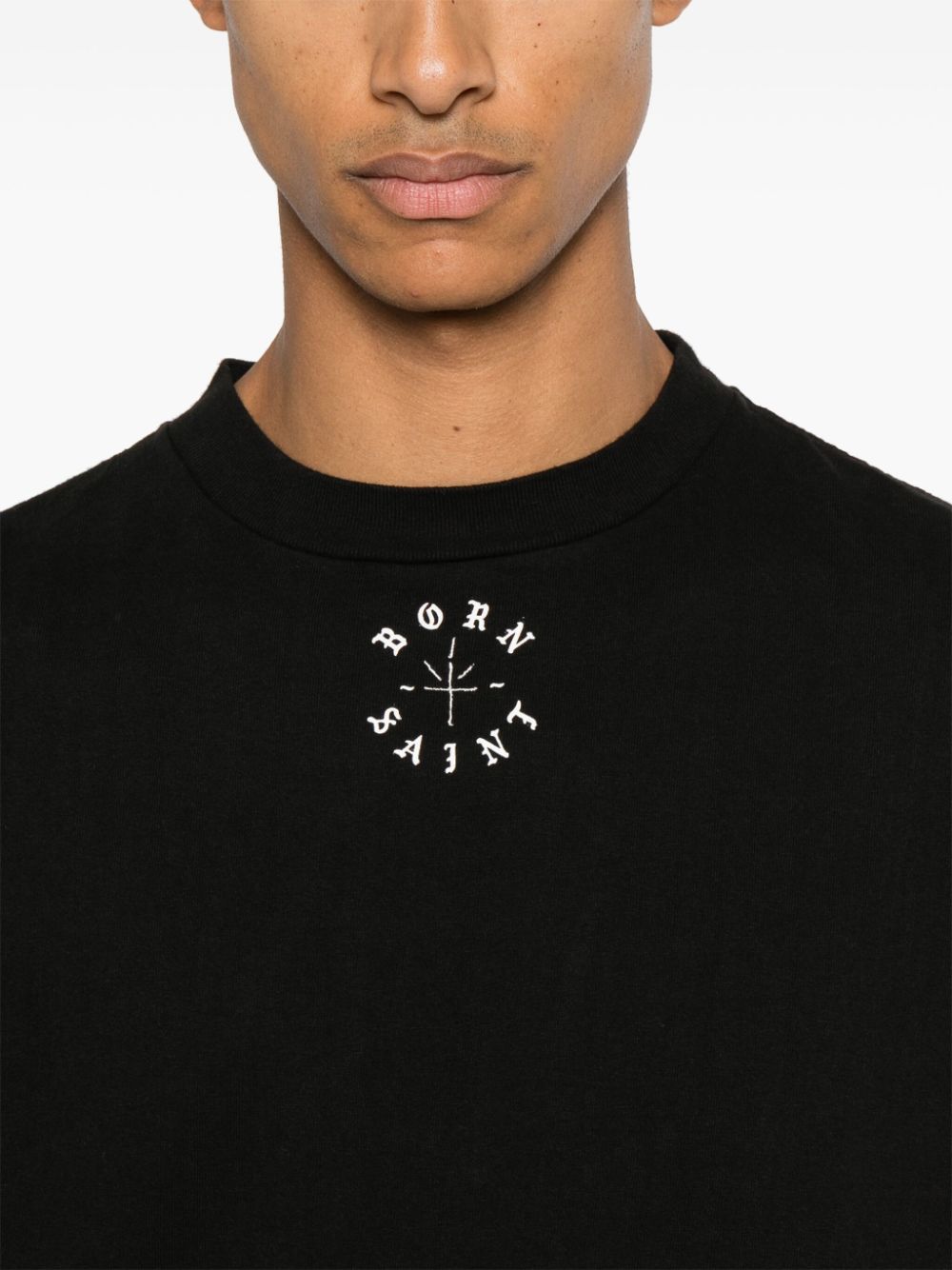 Saint Mxxxxxx SAINT MXXXXXX- Logo Cotton T-shirt