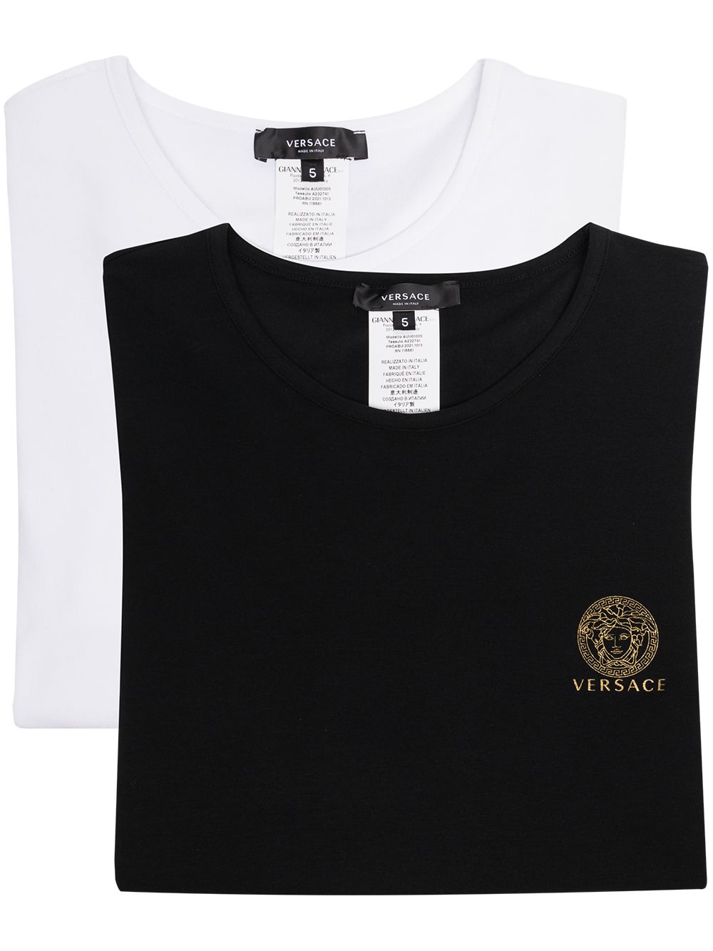 Versace VERSACE- 2 T-shirt Set With Medusa Logo