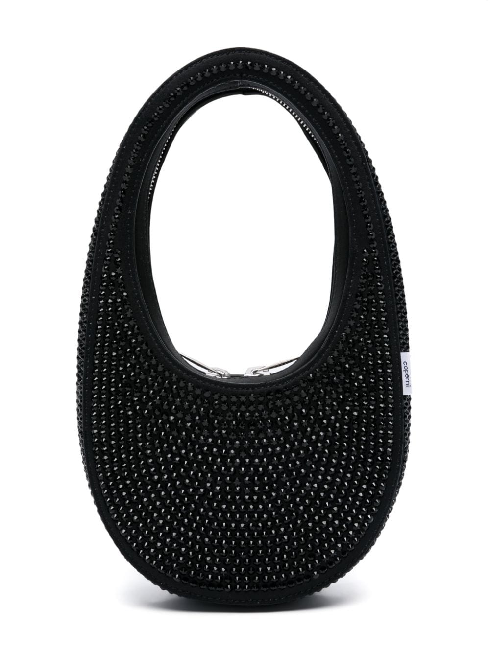 Coperni COPERNI- Mini Swipe Crystal Embellished Handbag