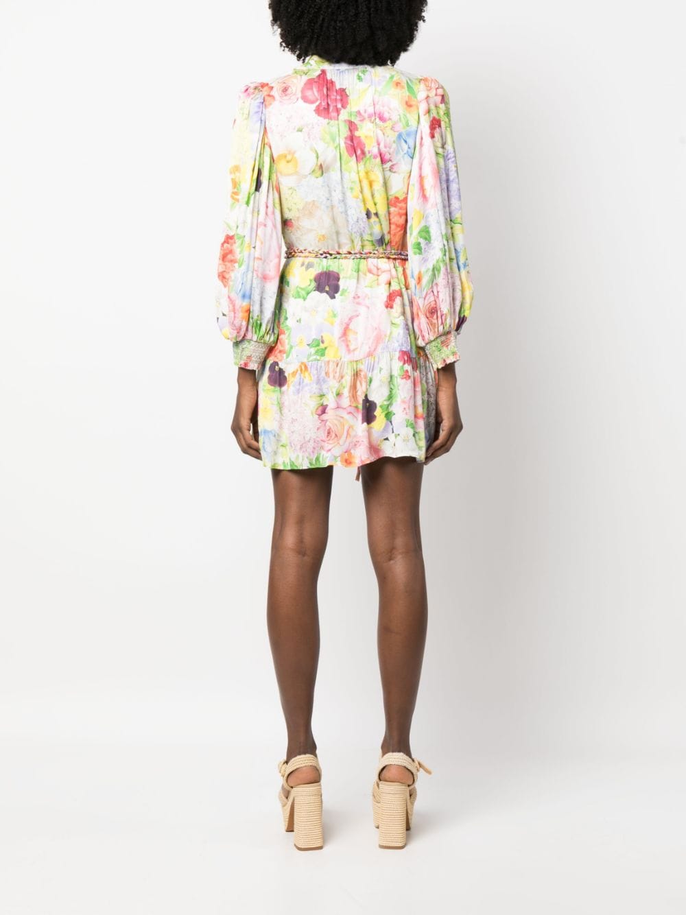  ALICE+OLIVIA- Antonette Printed Mini Dress