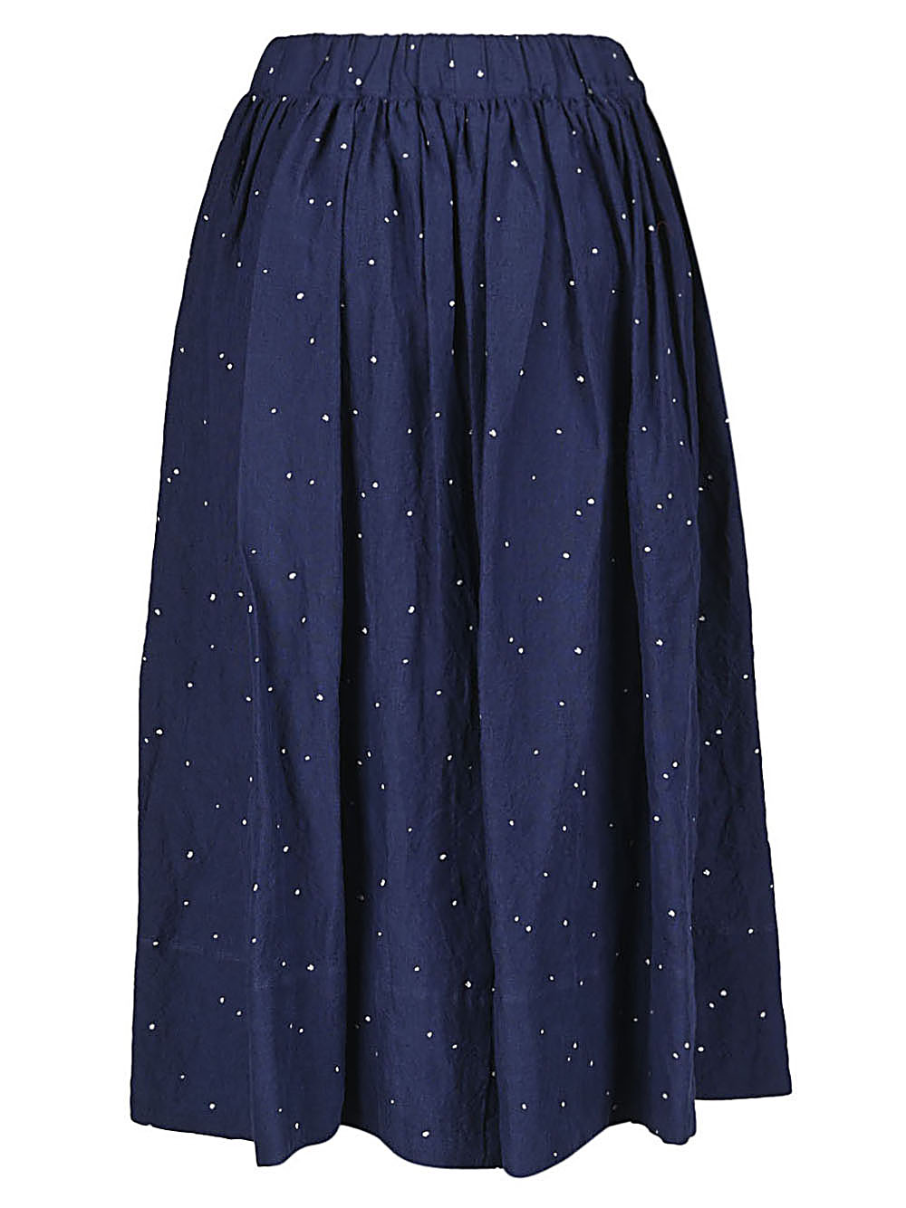 Apuntob APUNTOB- Cotton Pois Midi Skirt