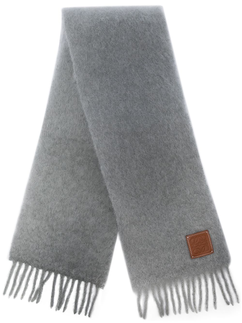 Loewe LOEWE- Mohair And Wool Fringed Scarf