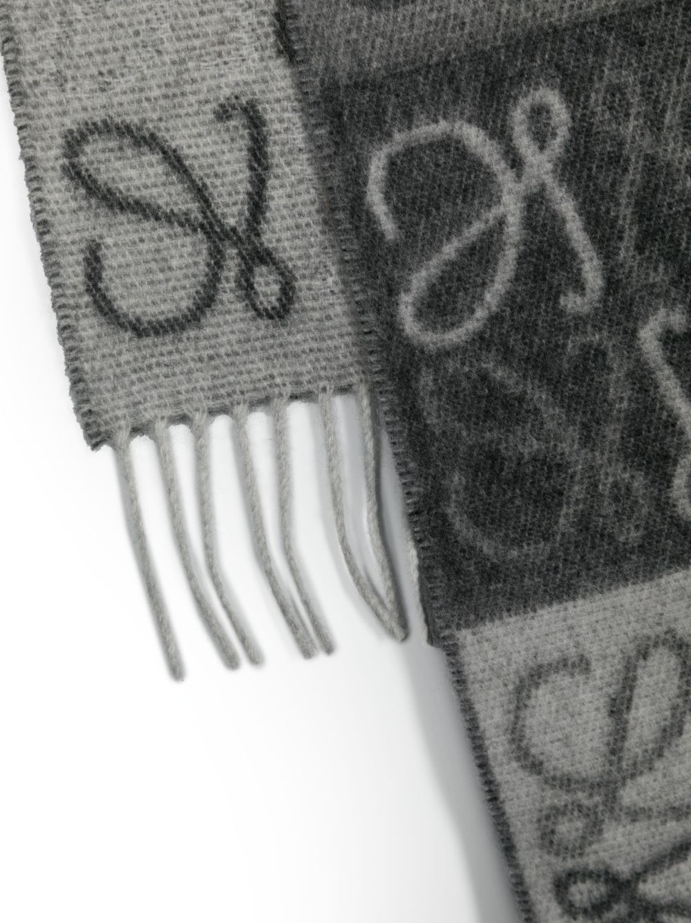 Loewe LOEWE- Anagram Cashmere Blend Scarf